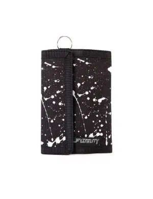 80's Wallet | Bi-Fold RFID |BLACK SPLATTER