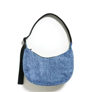 Baggu Medium Crescent Bag / Digital Denim