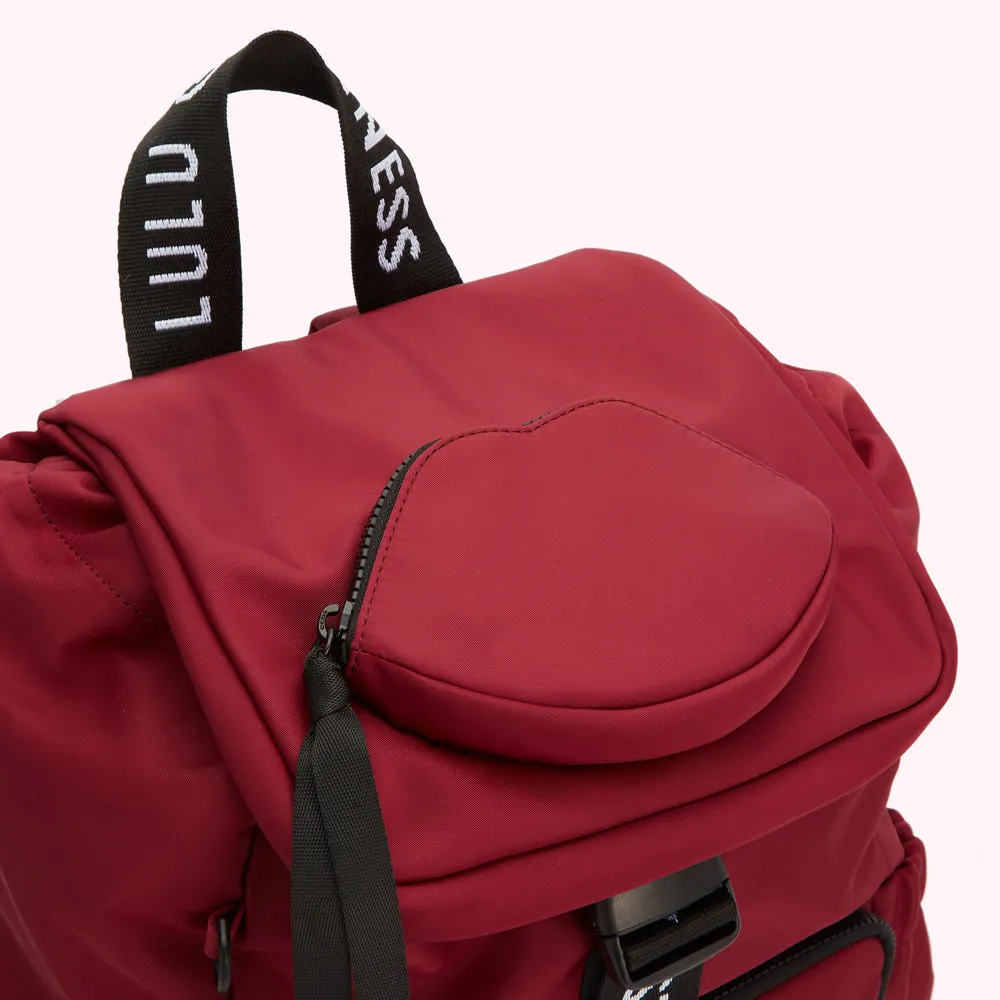 BEET RED MILLIE BACKPACK