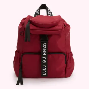 BEET RED MILLIE BACKPACK