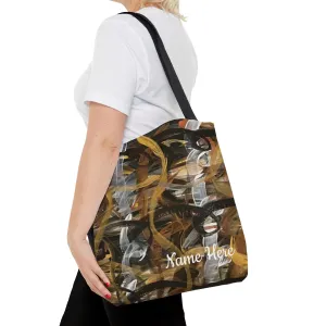 Customizable Metallic Loops Tote Bag