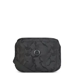 Delsey Picpus 2 Comparment  Horizontal Mini Crossbody Bag Black Camouflage - 00335411110