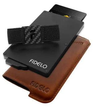 Fidelo Minimalist Wallets Card Wallet - Hybrid RFID Wallets for Men Slim