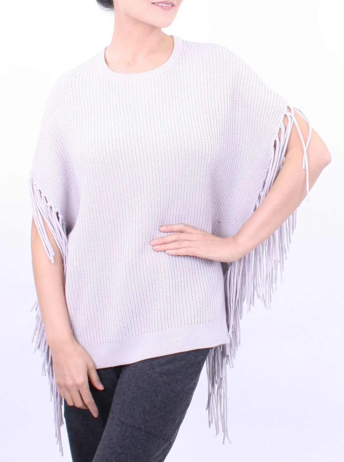 Fringe Detailed Pullover