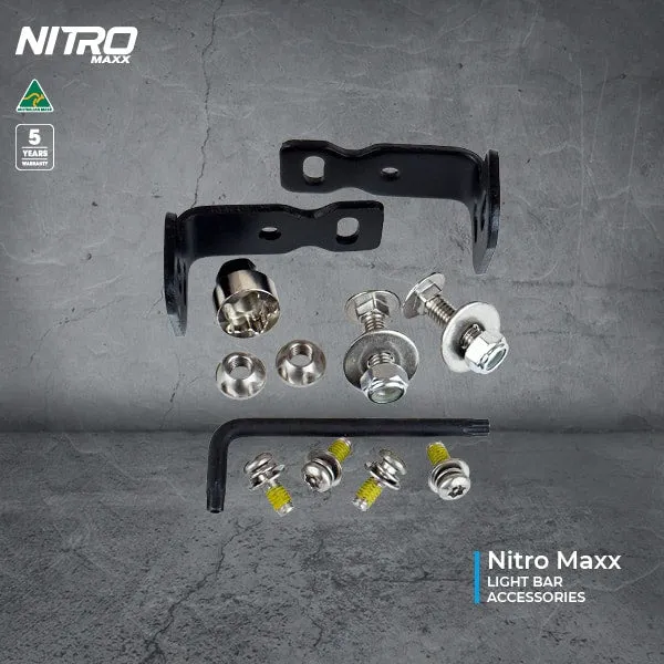 Nitro MAXX Light Bar Side Mount Kit with Anti-Theft Nuts