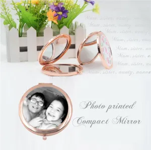 Personalised Photo Compact Mirror