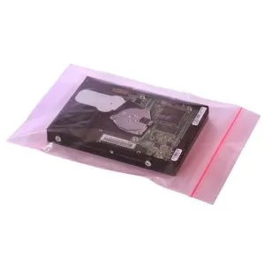 Pink Anti Static Reclosable ESD Bags 6 x 8 x 2 mil