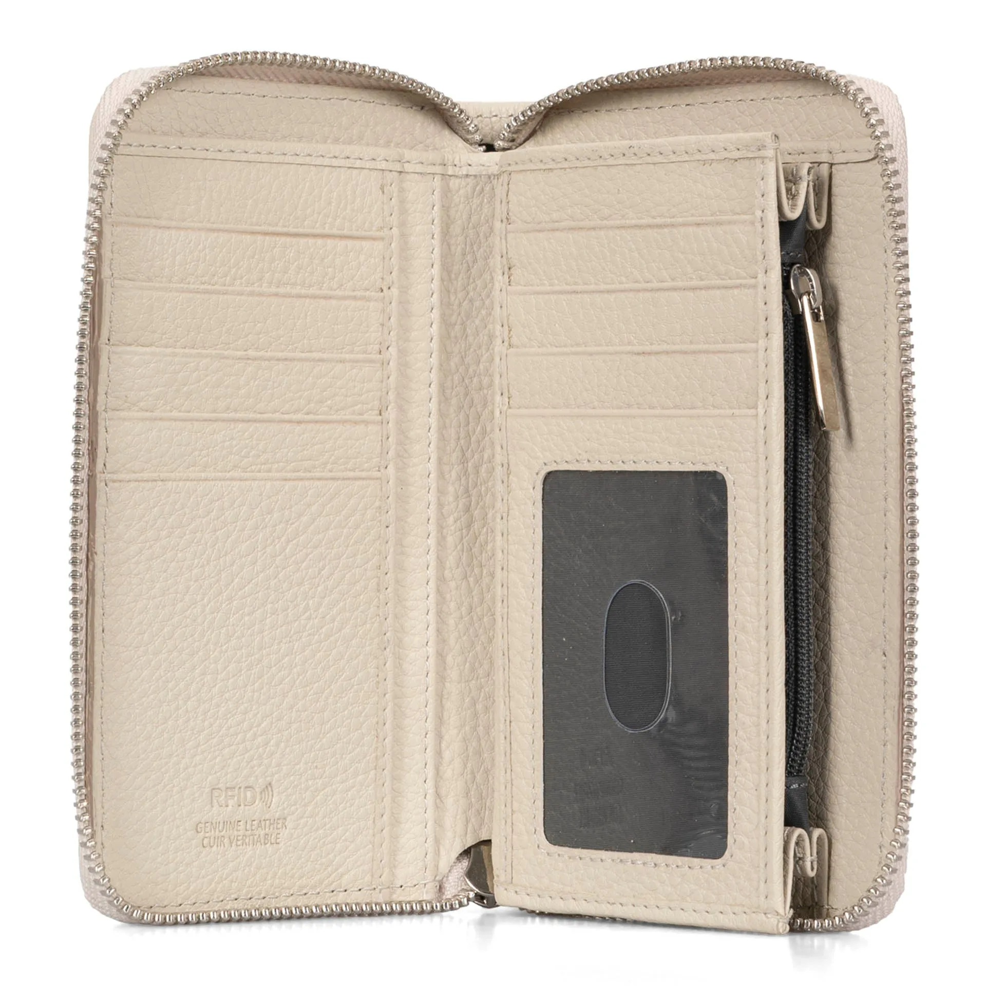 Premium Medium Zip-Around Wallet | Leather