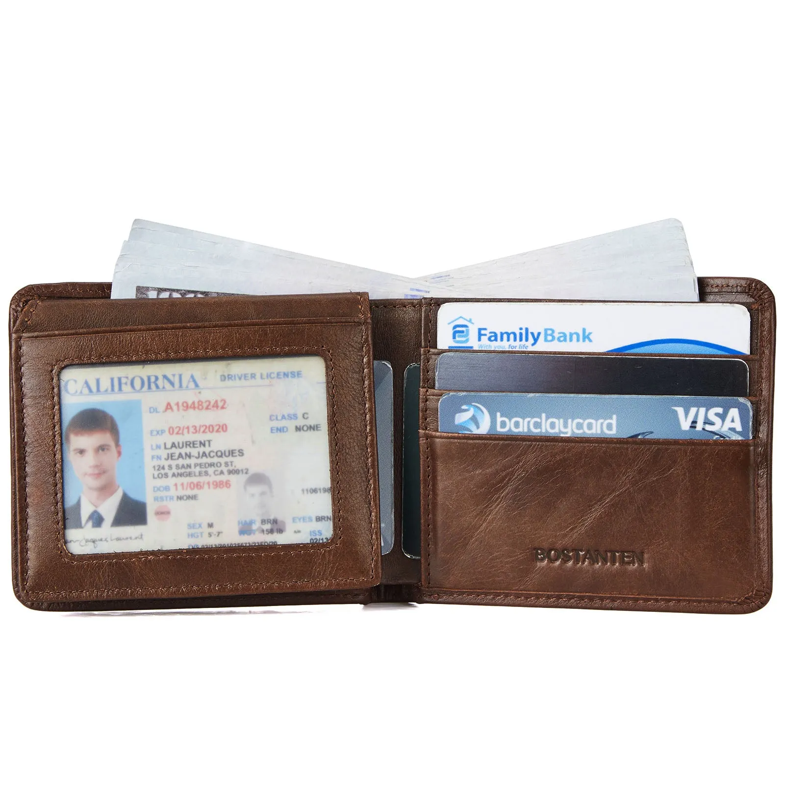 Slim Italian Leather RFID Wallet for Men - Keep Your Cards Safe and Secure